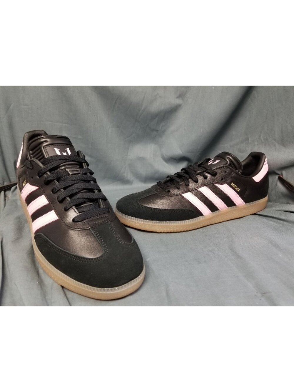 Adidas Samba Messi Black Gold Metallic JP7845 Men's Size 11.5 NEW NO BOX!
